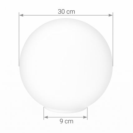 Eglo - Reserveglas til pendel RONDO diameter 30 cm