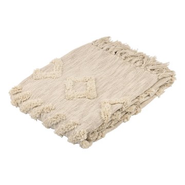 Eglo - Sengetæppe 170x130 cm beige