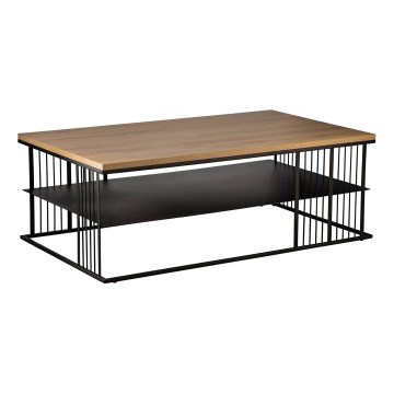 Eglo - Sofabord 36x100 cm brun/sort - FSC-certificeret