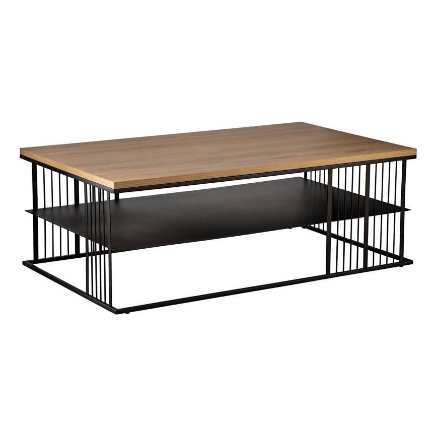 Eglo - Sofabord 36x100 cm brun/sort - FSC-certificeret
