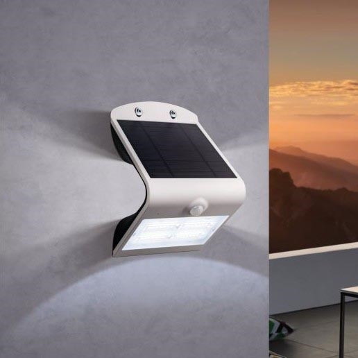 Eglo - Solcellelampe med sensor LED/3,2W/3,7V 2000 mAh IP54