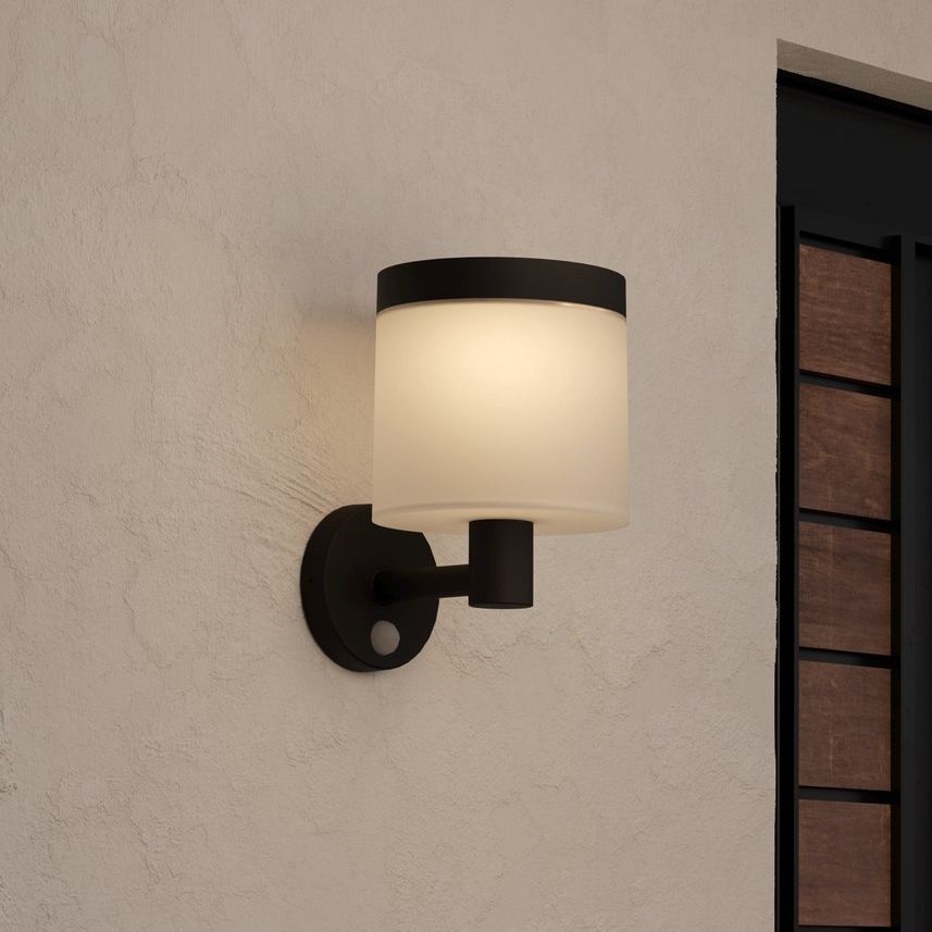 Eglo - Soldrevet LED væglampe med sensor LED/7,5W/3,7V IP44