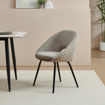 Eglo - Spisestol 80x56 cm grå