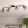 Eglo - Spotlampe 4xE14/40W/230V sort