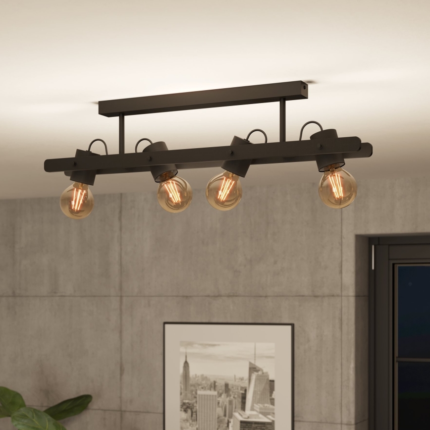 Eglo - Spotlampe 4xE27/15W/230V