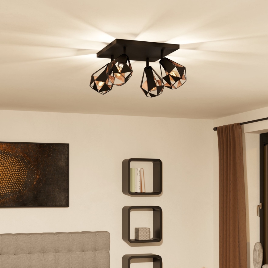 Eglo - Spotlampe 4xE27/40W/230V