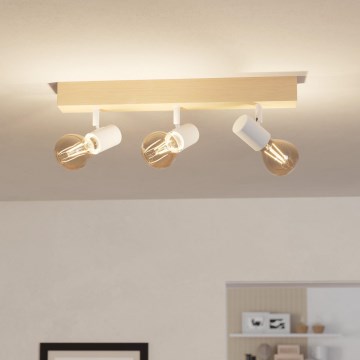 Eglo - Spotlampe TOWNSHEND 3xE27/60W/230V - FSC certificeret