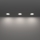 Eglo - SÆT 3x LED badeværelses indbygningsspot LED/4,9W/230V 2700/4000/6500K Ø 8,8 cm IP65 hvid