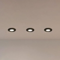 Eglo - SÆT 3x LED Badeværelsesindbygningsspot PINEDA LED/4,9W/230V IP44