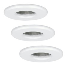 Eglo - SÆT 3x LED badeværelseslampe IGOA 1xGU10/3.3W/230V