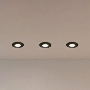 Eglo - SÆT 3x LED indbygningslampe til badeværelse PINEDA LED/4,9W/230V IP44