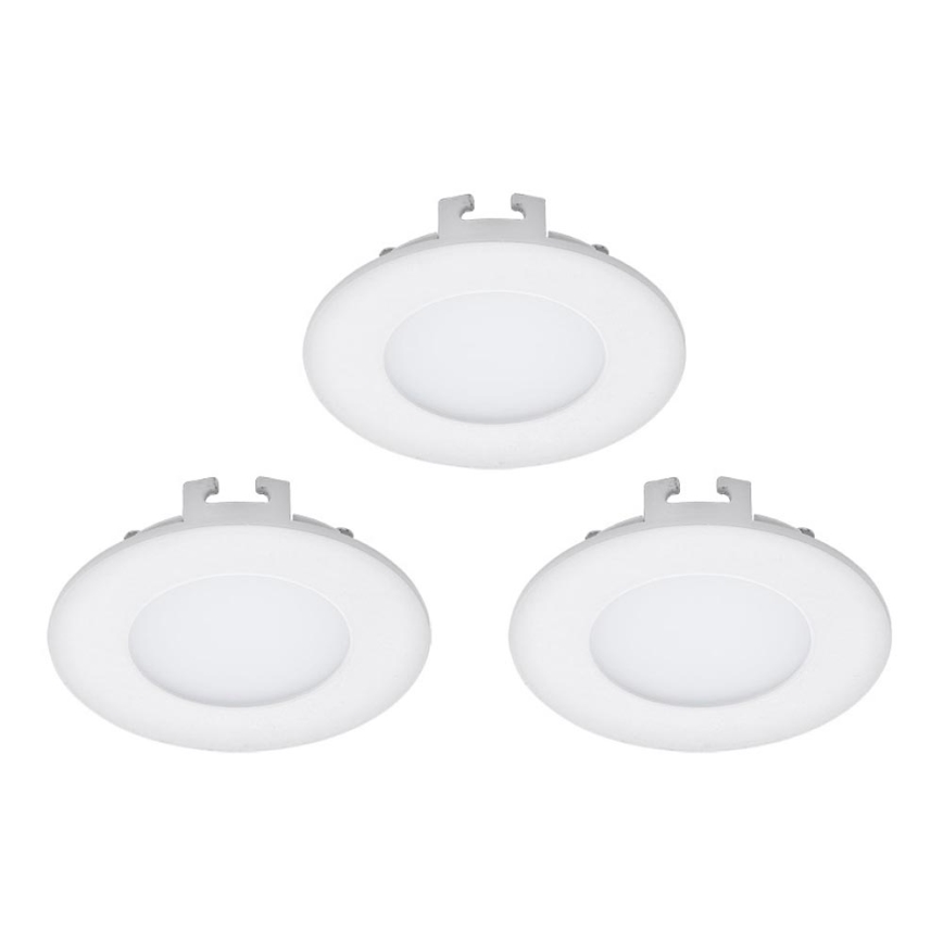 Eglo - Sæt 3x LED indbygningsspot FUEVA 1 1xLED/2,7W/230V Ø 8,5 cm