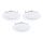 Eglo - SÆT 3xLED indbygningsarmatur FUEVA-RW 1xLED/2,8W/230V Ø 8,5 cm