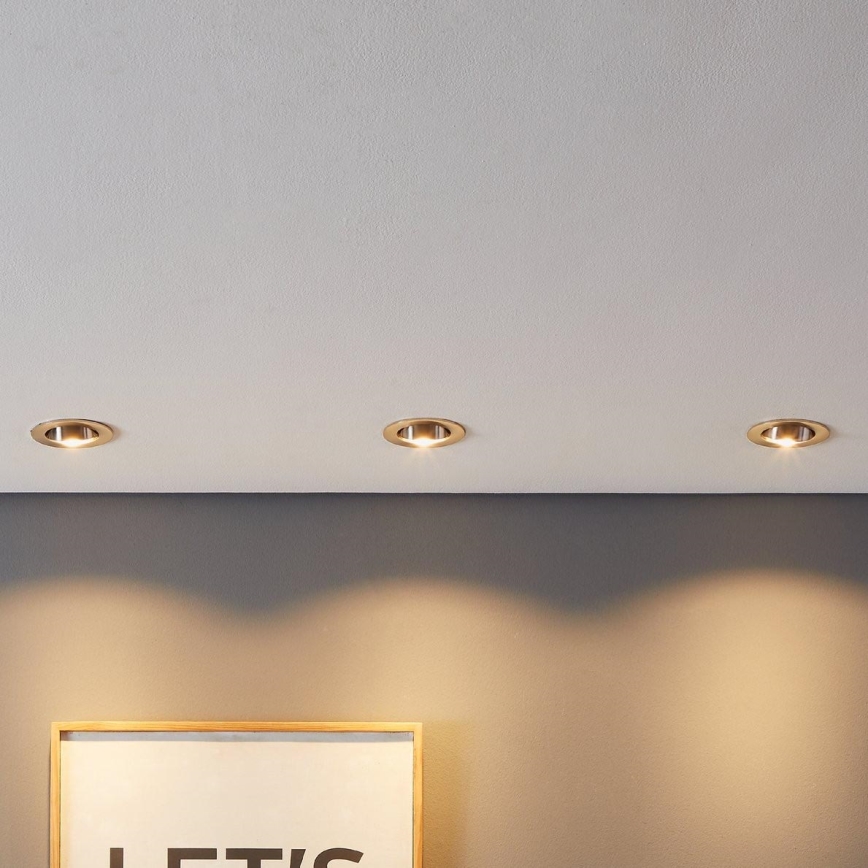 Eglo - SÆT 3xLED Lampe dæmpbar 3xLED/6W/230V mat krom