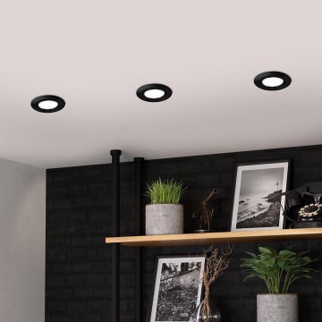 Eglo - SÆT MED 3 LED Indbygningsspot PENETO 1xGU10/4,6W/230V