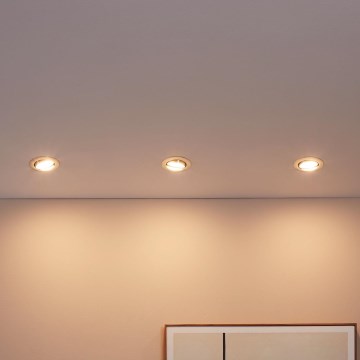 Eglo - Sæt med 3 LED indbygningsspots PENETO 1xGU10-LED/5W/230V