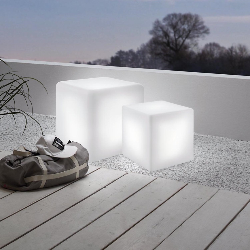 Eglo - Udendørs gulvlampe 1xE27/15W/230V 40x40 cm IP65