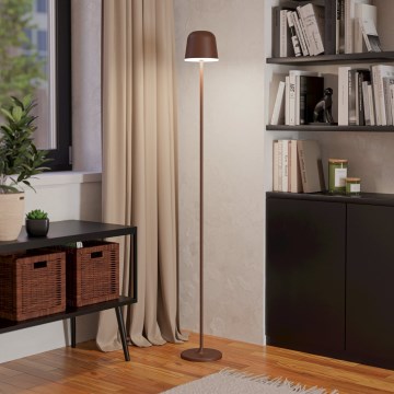 Eglo - Udendørs LED gulvlampe dæmpbar og genopladelig LED/4,3W/230V 2400/3000/4000K IP54 brun