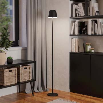 Eglo - Udendørs LED gulvlampe dæmpbar og genopladelig LED/4,3W/5V 2400/3000/4000K IP54 sort