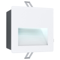 Eglo - Udendørs LED indbygningslampe LED/3,7W/230V IP65 hvid