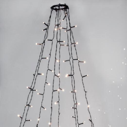Eglo - Udendørs LED julelyskæde 360xLED 1,96 m IP44 varm hvid