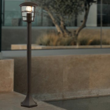 Eglo - Udendørs LED-lampe 1xE27/8,5W/230V IP44 sort