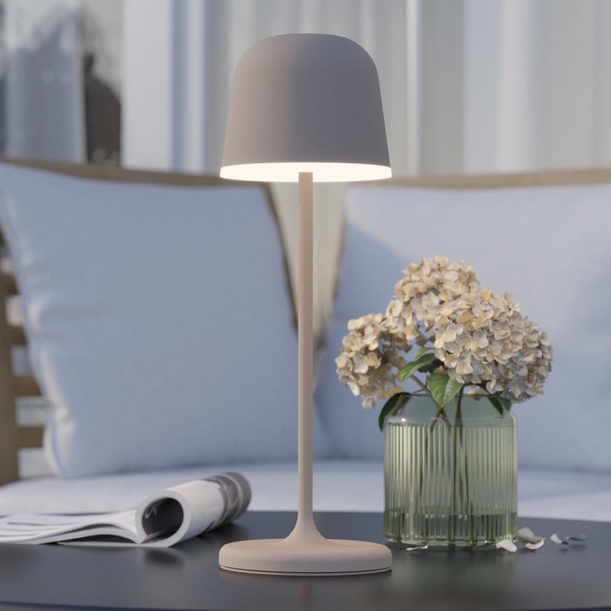 Eglo - Udendørs LED lampe dæmpbar og genopladelig LED/2,2W/5V 1800 mAh beige IP54