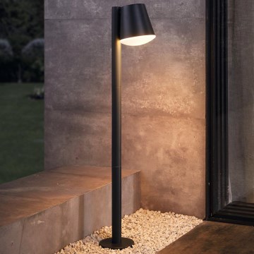 Eglo - Udendørs LED lampe m. RGB-farver dæmpbar CALDIERO-C 1xE27/9W/230V antracit IP44