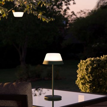 Eglo - Udendørs LED lampe m. RGBW-farver dæmpbar 2-i-1 LED/1,5W/5V 2600 mAh IP54 grøn