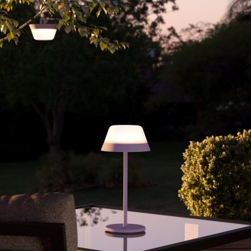 Eglo - Udendørs LED lampe m. RGBW-farver dæmpbar MEGGIANO 1,5W/5V IP54 lilla