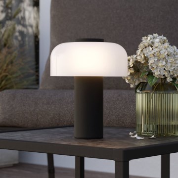 Eglo - Udendørs LED lampe m. touch-funktion dæmpbar LED/2,25W/5V 2400-4000K 5200 mAh IP44 sort/hvid