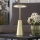 Eglo - Udendørs LED lampe m. touch-funktion dæmpbar LED/2,8W/5V 2400K/3000K/4000K 5200 mAh IP54 guldfarvet