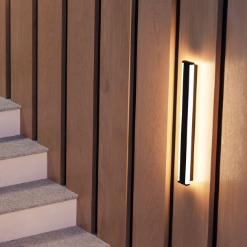 Eglo - Udendørs LED væglampe 2xLED/7W/230V 3000K IP55 sort