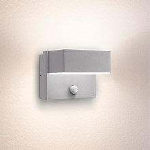 Eglo - Udendørs LED væglampe med sensor 2xLED/5,6W/230V IP44