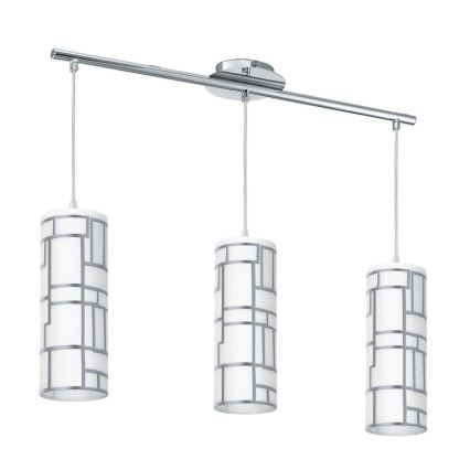 Eglo - Udskiftningsglas til lysekrone og lampe BAYMAN hvid/skinnende krom