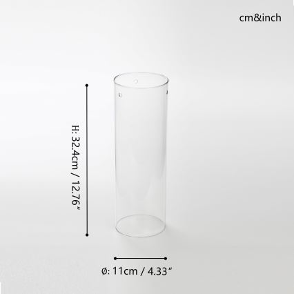Eglo - Udskiftningsglas til lysekrone PINTO diameter 11 cm ydre