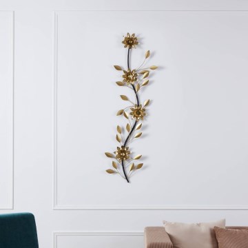 Eglo - Vægdækoration 98,5x30 cm i guld