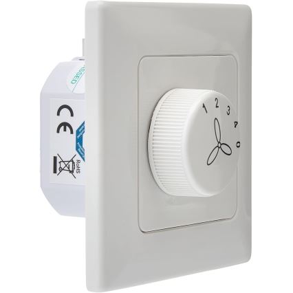 Eglo - Vægkontakt til ventilator 100W/230V