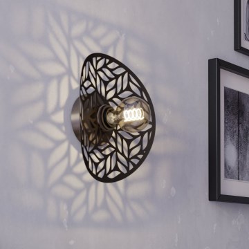 Eglo - Væglampe 1xE27/60W/230V bronzefarvet