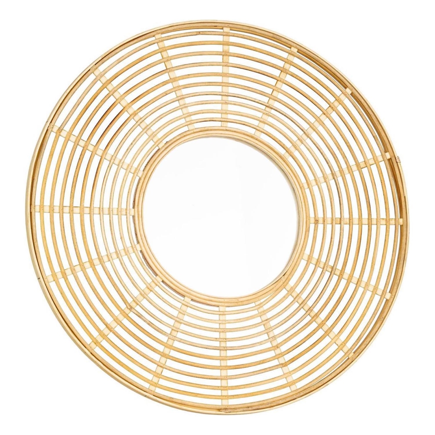 Eglo - Vægspejl diameter 55 cm bambus