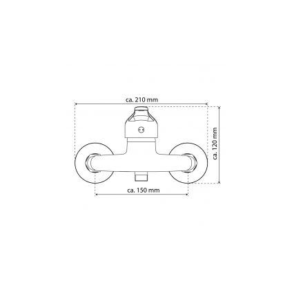 Eisl NI168CR - Brusebatteri GRANDE VITA CLASSIC poleret krom