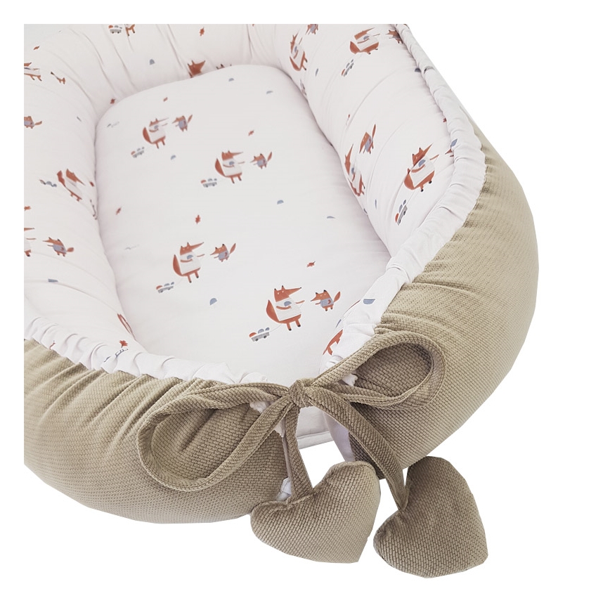 EKO - Babynest FOX 90x60 cm bomuld