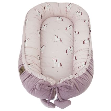 EKO - Babynest UNICORN 90x60 cm bomuld