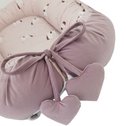 EKO - Babynest UNICORN 90x60 cm bomuld