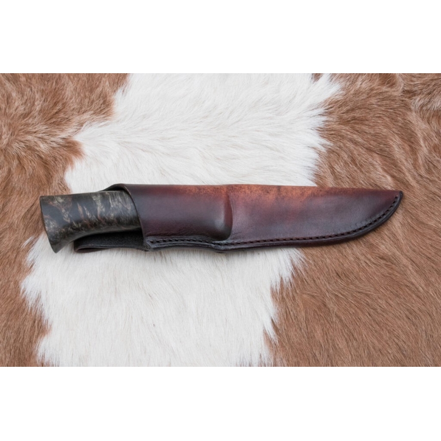 Eksklusive Damaskus knive 12,7 cm ahorn/agat