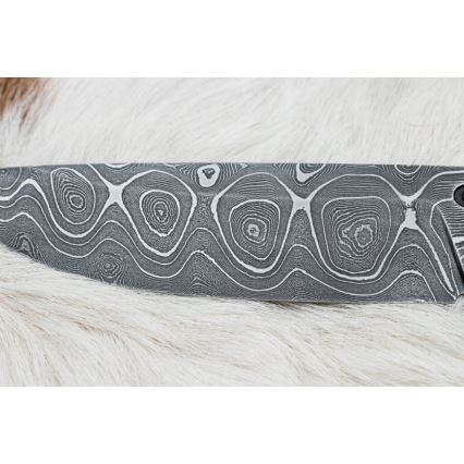 Eksklusive Damaskus knive 12,7 cm ahorn/agat