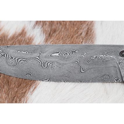 Eksklusive Damaskus knive 12,7 cm eg/ibenholt