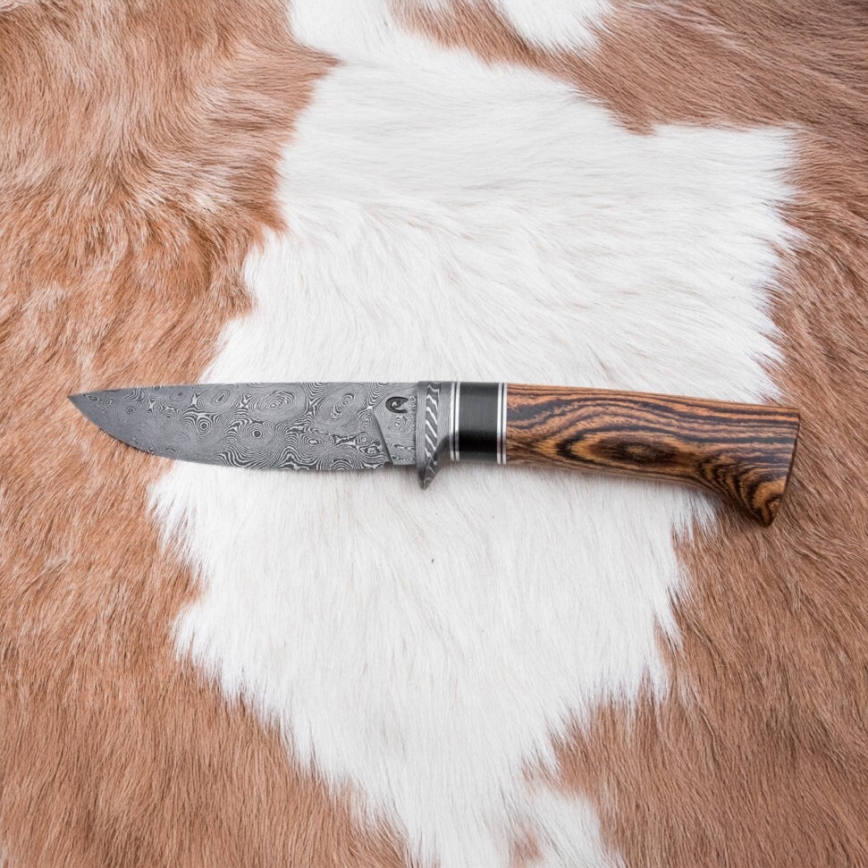 Eksklusive Damaskus knive 12 cm bocote/ibenholt