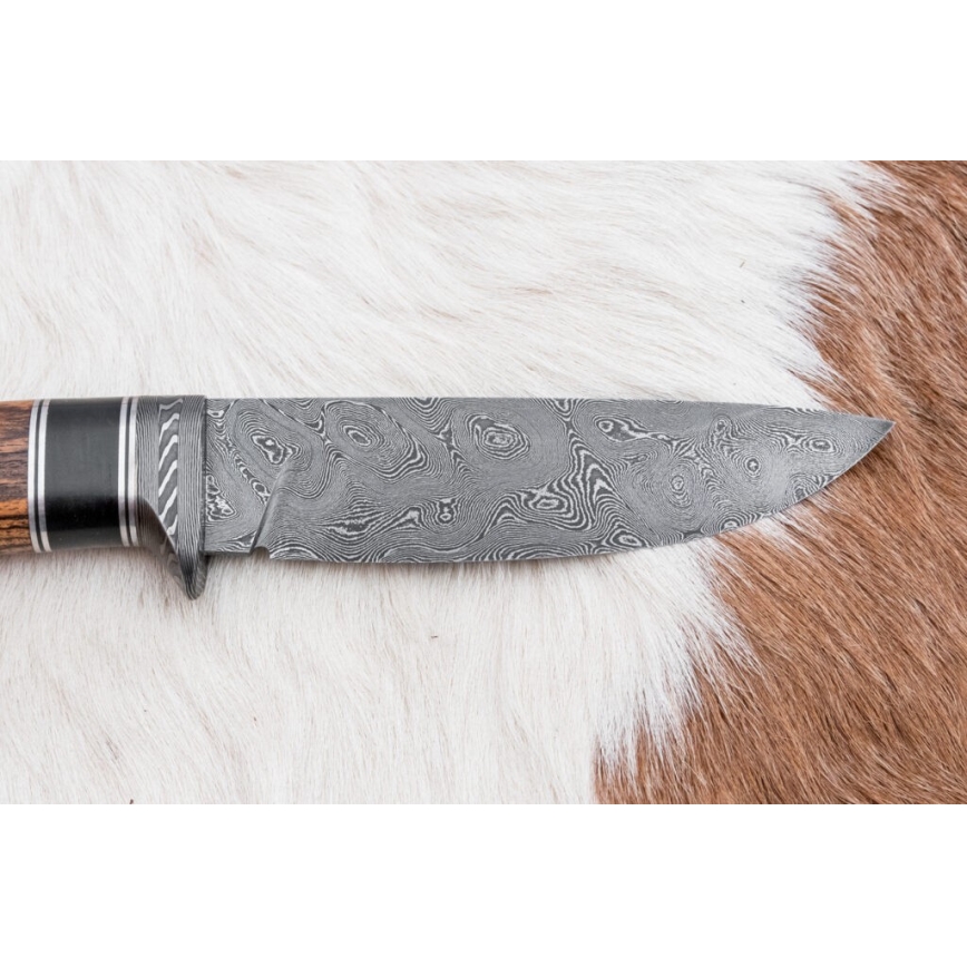 Eksklusive Damaskus knive 12 cm bocote/ibenholt