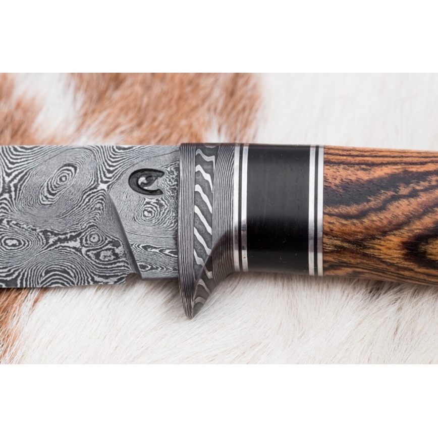 Eksklusive Damaskus knive 12 cm bocote/ibenholt